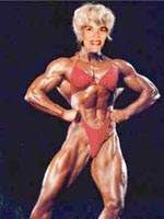 Cora as a body builder